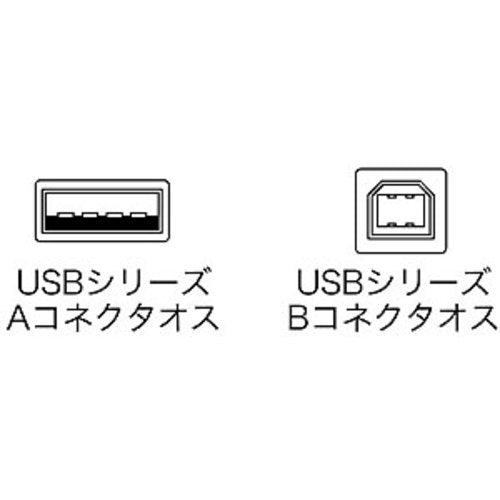 SANWA 에코 USB 케이블 KU20-EC2K 1개