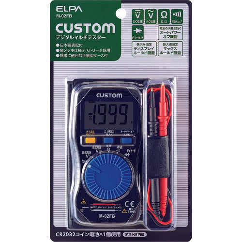 ＥＬＰＡ　デジタルマルチテスター　M-02FB　1 個