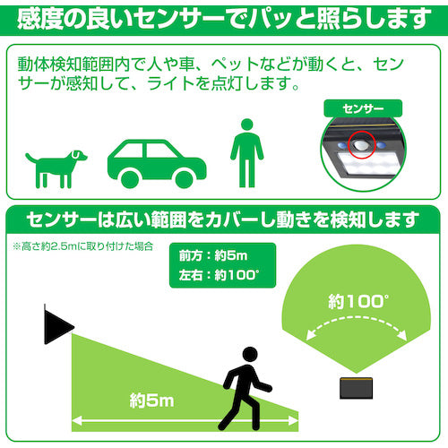 ELPA LED 센서 월라이트 ESL-K411SL(L) 1개