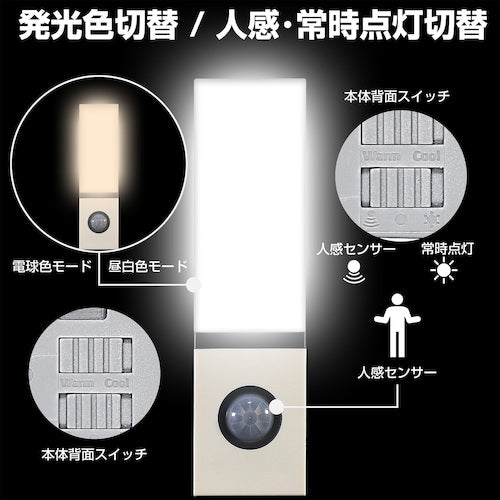 ＥＬＰＡ　ＬＥＤセンサー付ライト　PM-L702　1 個
