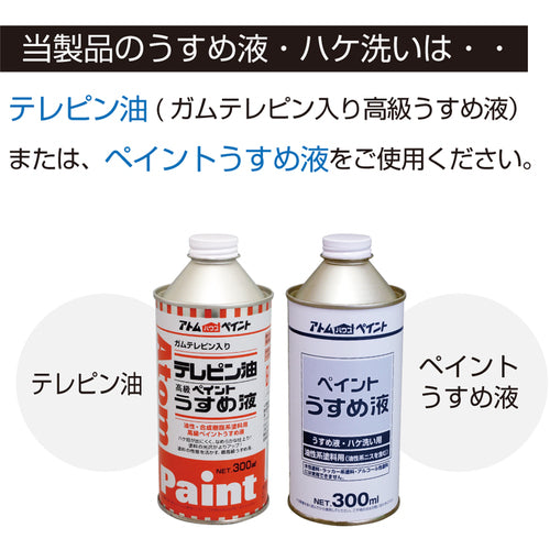 アトムペイント　油性さび止ペイント　０．７Ｌ　グレー　00001-02708　1 缶