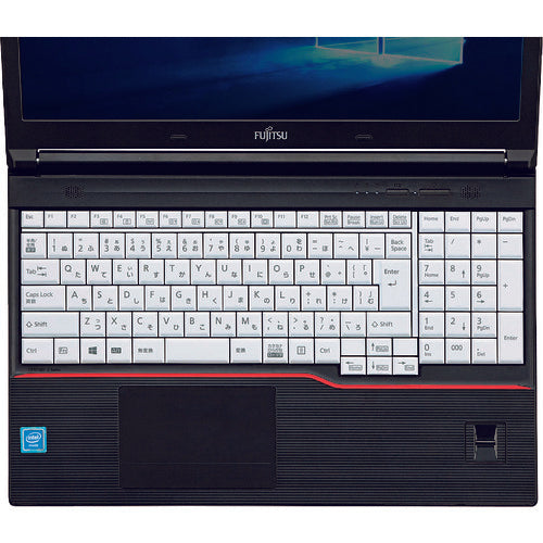 SANWA Notebook Keyboard Cover (for Fujitsu LIFEBOOKA Series) FA-NLIFEA2W 1 piece