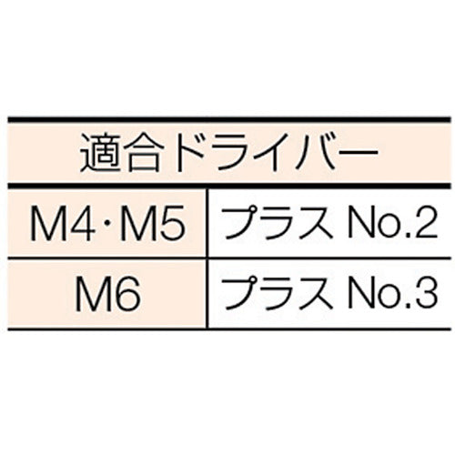 ＴＲＵＳＣＯ　Ｐレスアンカー　サラ頭　スチール　５Ｘ６０　１２本入　（コンクリート・ブロック・木材用／ねじ固定式　）　PFV-560BT　1 PK