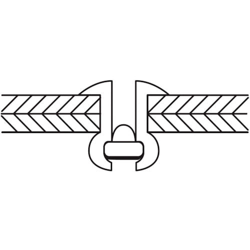 EBI Blind Rivet (Aluminum/Steel) 5-5 (50 pcs) Eco Pack NSA55MP 1 PK