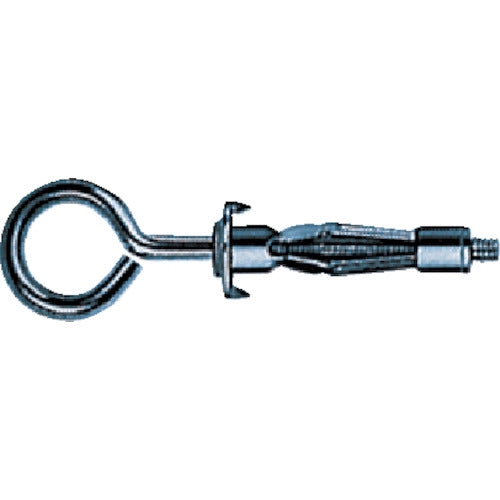 TRUSCO Board Fastener Round Hook Steel M4X36 8 Pieces (Hollow Wall Anchor/Scissor Fixing Type) B-409OBT 1 PK