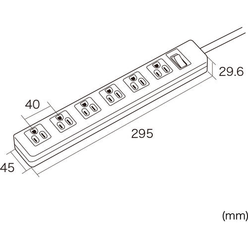 SANWA Power Tap TAP-N3650SWN 1 piece