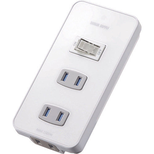 SANWA 편리 탭(집중 스위치 부착) TAP-B52W 1개