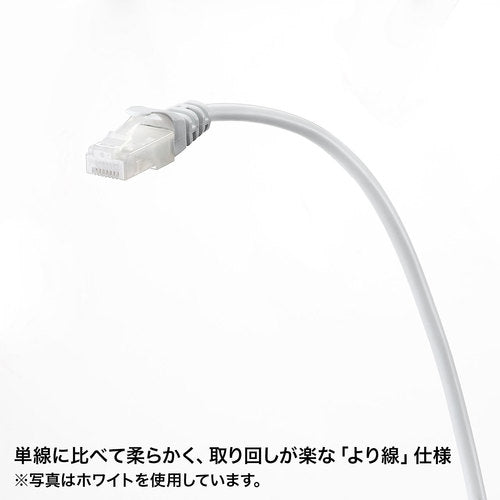 SANWA Anti-break CAT5e LAN cable LA-Y5TS-005BL 1 piece