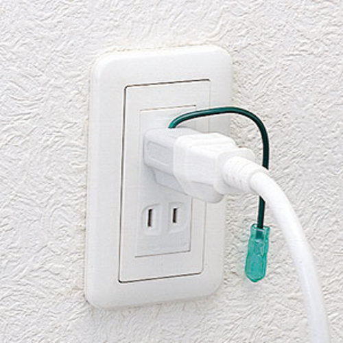 SANWA 3P→2P 변환 어댑터(그레이) TAP-AD1GYN 1개