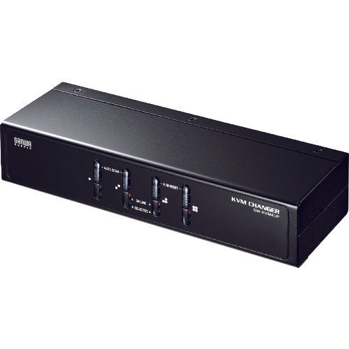 SANWA PS/2 and USB compatible PC automatic switch (4:1) SW-KVM4UP 1 unit