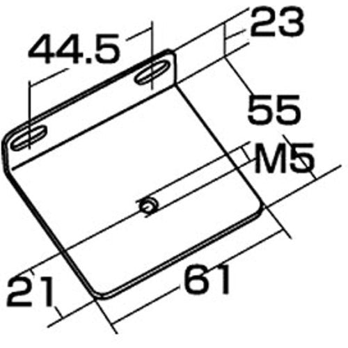 ＳＡＮＷＡ　コンセントバー用ラック取付金具　TAP-MRSET　1 本