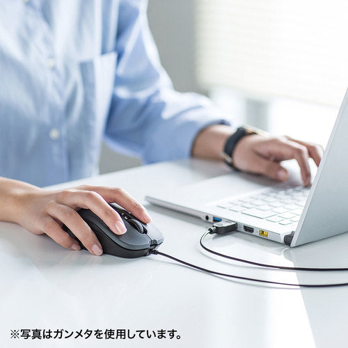 SANWA 유선 블루 LED 마우스 MA-BL114BL 1개