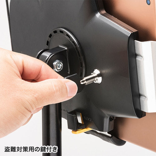 ＳＡＮＷＡ　鍵付きタブレットスタンド　MR-TABST17　1 台