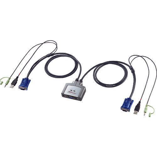 SANWA PC 자동 전환기(2:1) SW-KVM2AUUN 1개