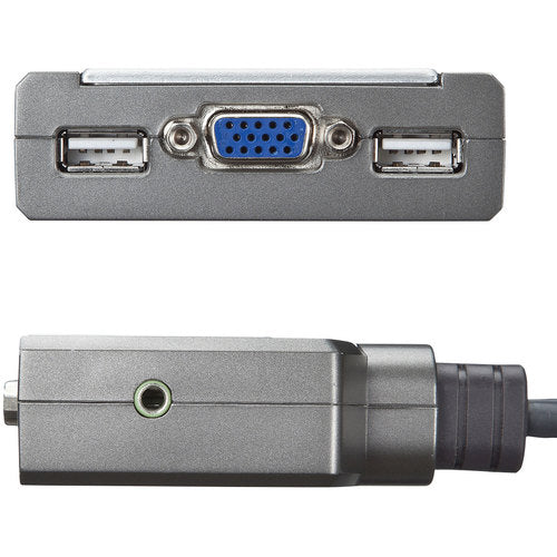 SANWA PC 자동 전환기(2:1) SW-KVM2AUUN 1개