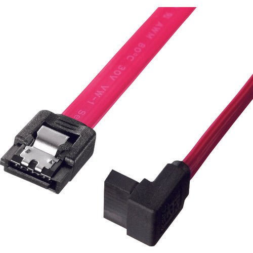 SANWA 상단 L형 ​​시리얼 ATA3 케이블 TK-SATA3-07UL 1개