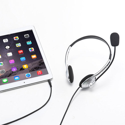 ＳＡＮＷＡ　タブレット用ヘッドセット　MM-HS526TAB　1 個