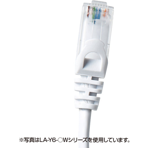 ＳＡＮＷＡ　カテゴリ６ＵＴＰＬＡＮケーブル　LA-Y6-03Y　1 本