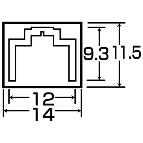 ＳＡＮＷＡ　ＡＶジャックキャップ（ＬＡＮコネクタ用）　TK-CAP5　1 Ｓ