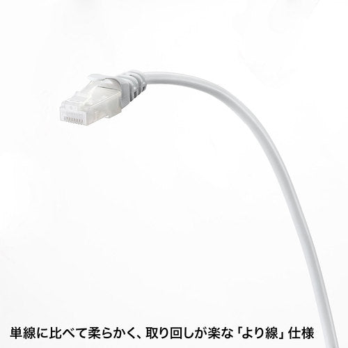 SANWA Anti-break CAT5e LAN cable LA-Y5TS-05 1 piece