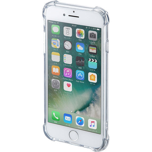 ＳＡＮＷＡ　耐衝撃ケース（ｉＰｈｏｎｅ７）　PDA-IPH013CL　1 個