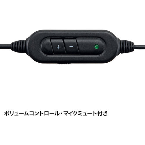 SANWA USB 헤드셋 MM-HSU05BK 1개