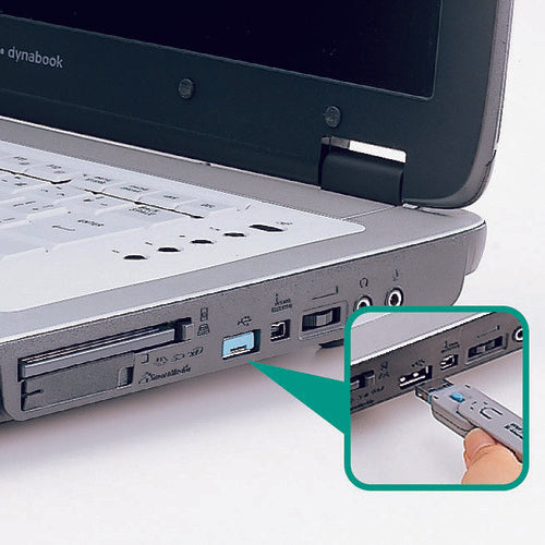 SANWA USB 커넥터 설치 보안 SL-46-BL 1개