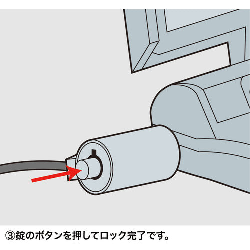 SANWA 노트북 보안 키트 SL-31 1 개