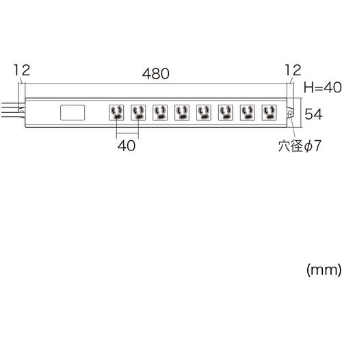 SANWA 노이즈 필터 탭 TAP-3811NFSWN 1개
