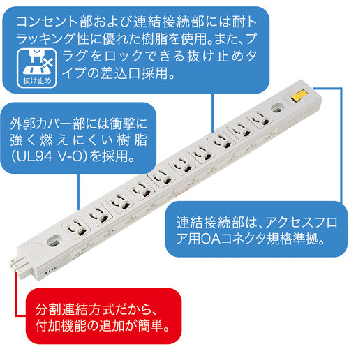 ＳＡＮＷＡ　サーバーラック用コンセントバー２０Ａ　TAP-MR7535　1 本