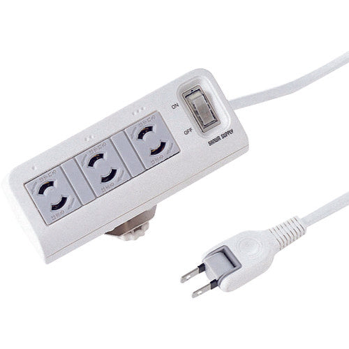 SANWA 편리 탭(3개구・2m) TAP-B25 1개