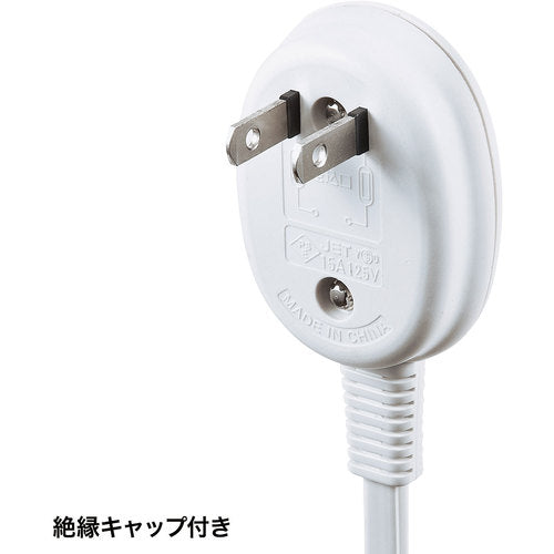 SANWA Plus 1-Outlet Extension Cord TAP-B8-5N 1 Piece