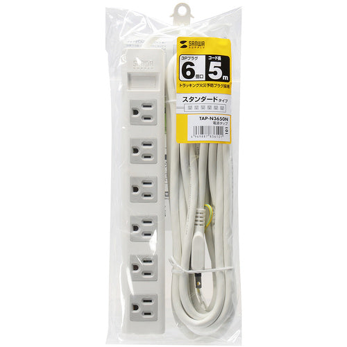 SANWA Power Tap TAP-N3650N 1 piece