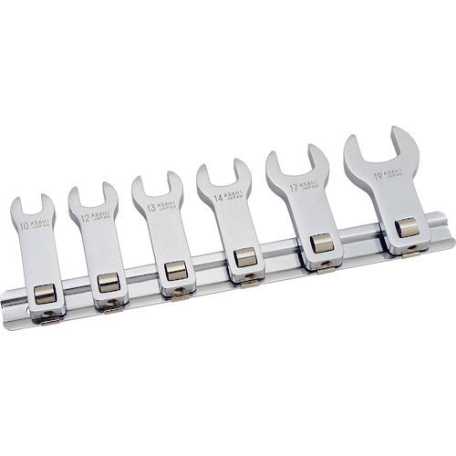 ASH Long Clawfoot Wrench Set 9.5□ (6pcs) VCLS360 1 S