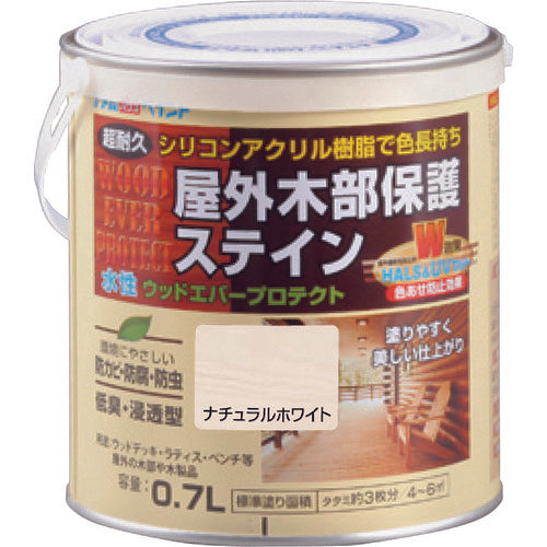 Atom Paint Water-Based Wood Ever Protect 0.7L Natural White 00001-08907 1 can