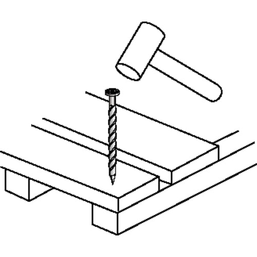 ＤＡＩＤОＨＡＮＴ　ユニクロスクリュー釘　３．０ｘ６５　４ＫＧ（約１０００本）　00009306　1 箱