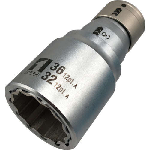 MUST TOOL QC socket double 32 x 36 12 corners IM-4W3236O-12K 19827 1 piece