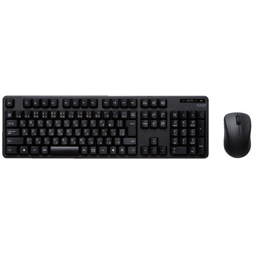 ELECOM Wireless Full Keyboard &amp; Mouse TK-FDM106MBK 1 unit