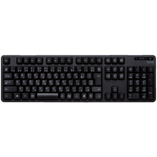 ELECOM Wireless Full Keyboard TK-FDM106TBK 1 piece