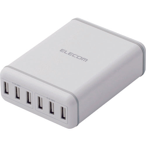ELECOM 6포트 AC 충전기 MPA-ACD03WH 1개