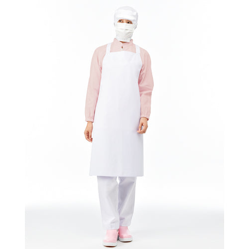 サンペックス　撥水エプロン　ライトブルー　FBPU-1804-K2　1 枚