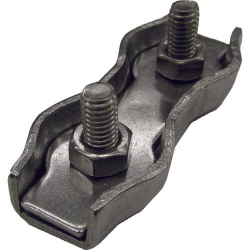 미즈모토 스테인리스 더블 와이어 클립 사용 로프 지름 3mm B-2643 1개