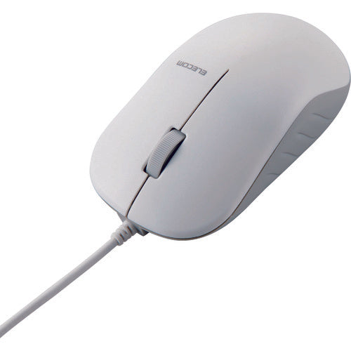 エレコム　有線３ボタン赤色ＬＥＤマウス　M-K7URWH/RS　1 個