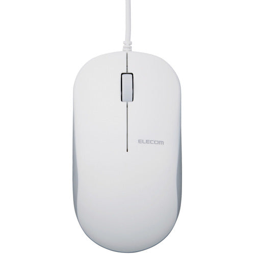 エレコム　有線３ボタン赤色ＬＥＤマウス　M-K7URWH/RS　1 個