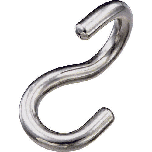 Mizumoto Stainless Steel Rope S-hook Twist Total Length 51mm B-1332 1 pc