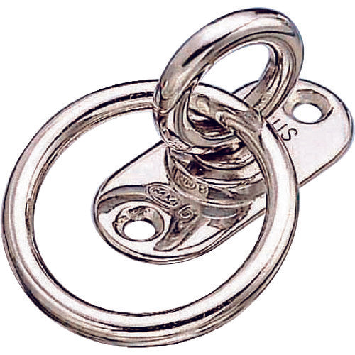 Mizumoto Eye Plate Stainless Steel Swivel Pad Eye Round Ring Round Ring Inner Diameter 50mm 30mm x 65mm B-916 1 pc