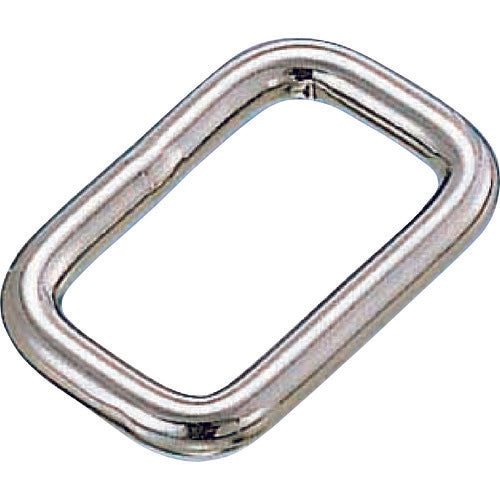 Mizumoto Stainless Steel Square Link, Wire Diameter 6mm, Inner Width 21mm, B-620, 1 pc