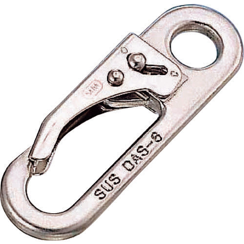 水本　フック　ステンレス　ロックスナップ（クローズタイプ）　長さ８０ｍｍ　B-662　1 個