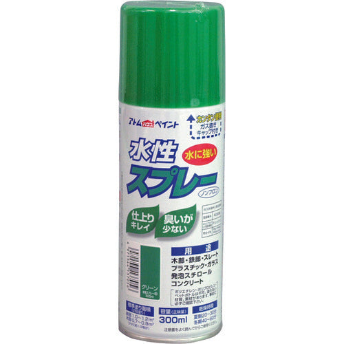 아톰 페인트 수성 스프레이 300ML 그린 00001-09532 1 개