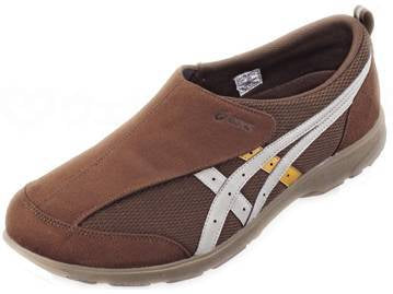 アシックスジャパンライフウォーカー101 ﾀﾞｰｸﾌﾞﾗｳﾝ×ﾍﾞｰｼﾞｭ 26.5